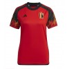 Damen Fußballbekleidung Belgien Heimtrikot WM 2022 Kurzarm